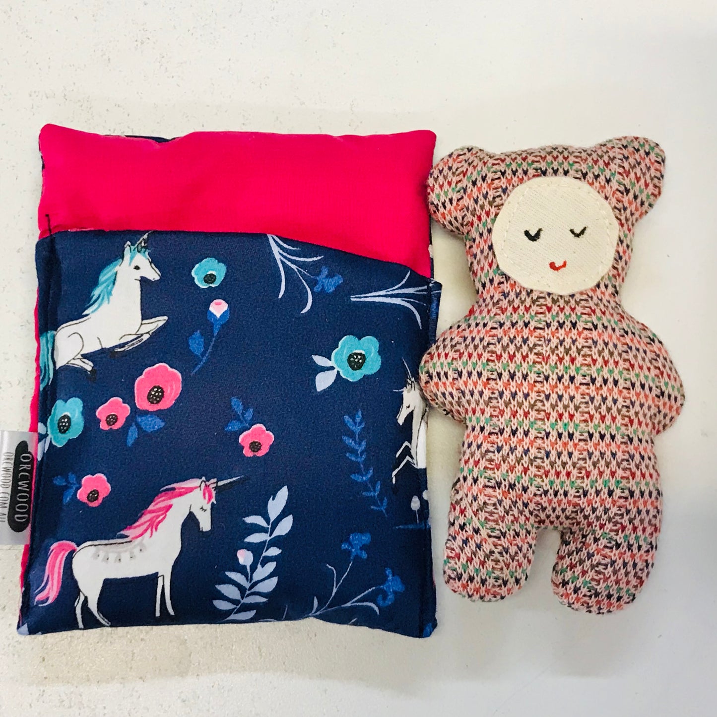 Handmade OOAK Mini Sleepy Bear with Sleeping Bag