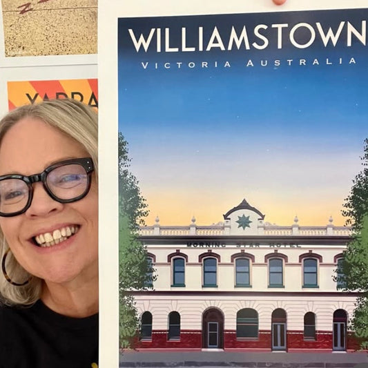 Vintage Poster - Williamstown Morning Star Hotel