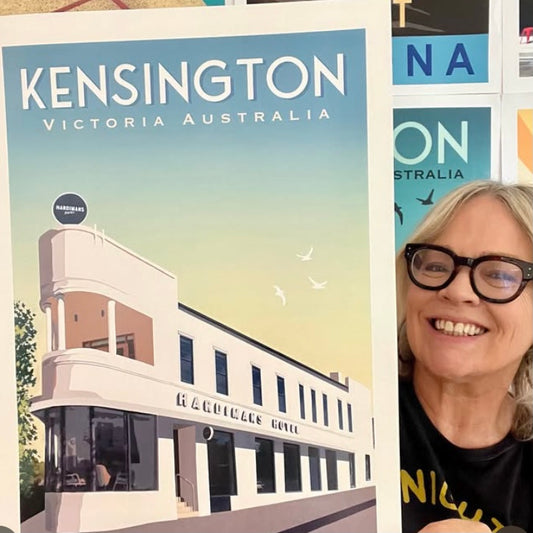Vintage Poster - Kensington Hardimans Hotel
