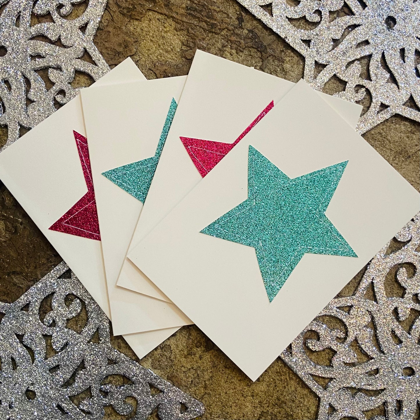 Handmade Christmas Card - 4 Pack