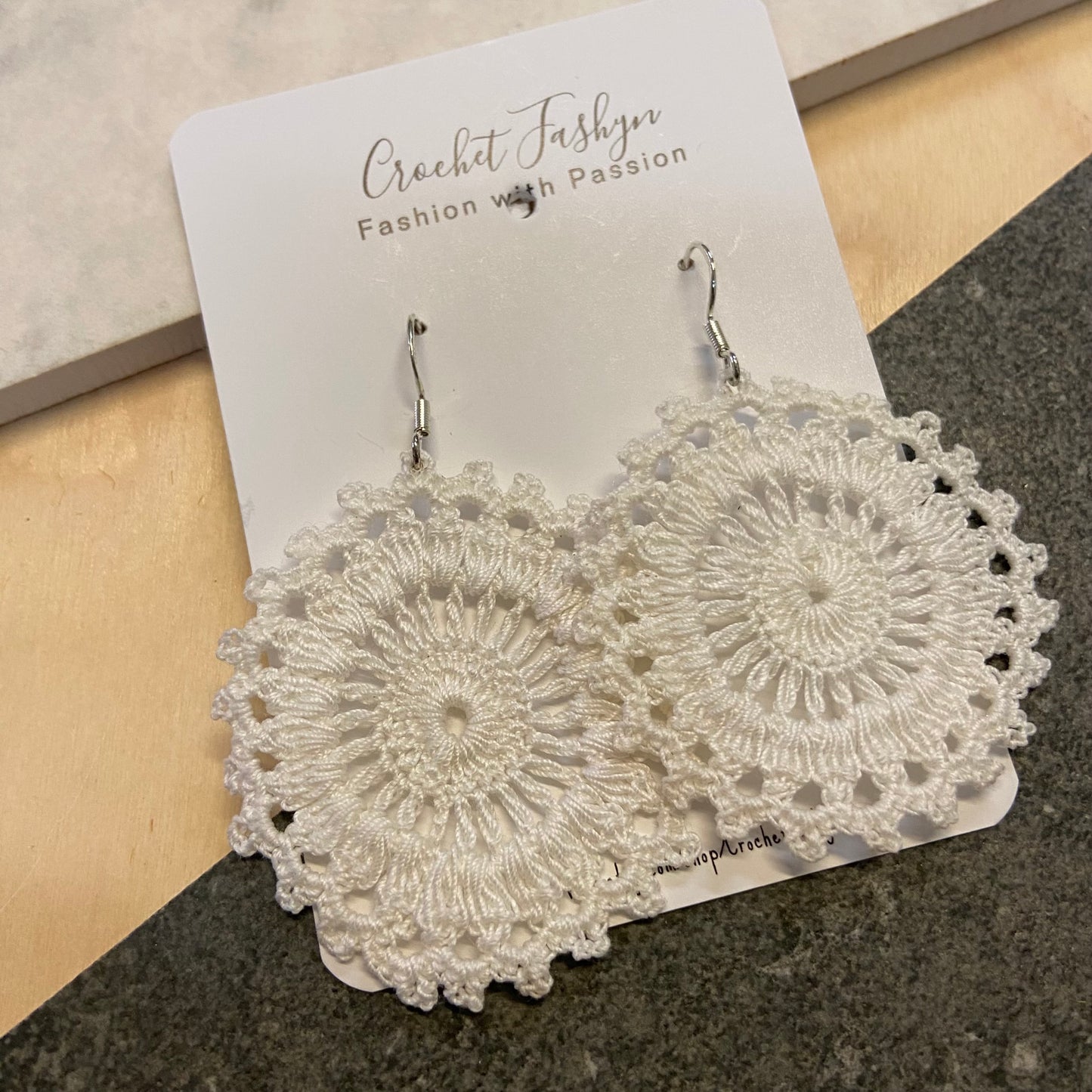 Handcrafted Crochet Earrings - Granny Square Range