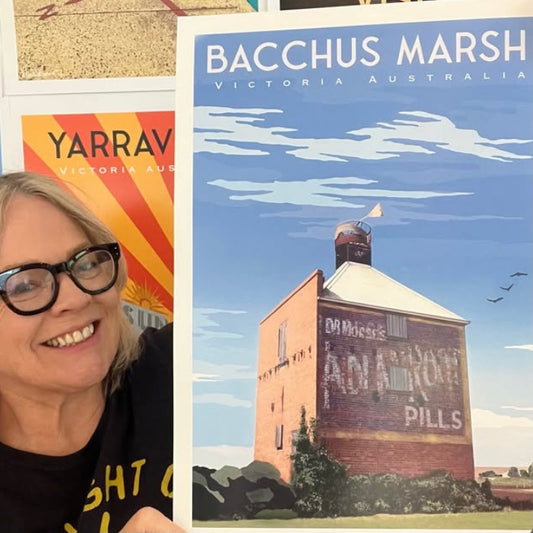 Vintage Poster - Bacchus Marsh Chicory Kiln Ghost Sign
