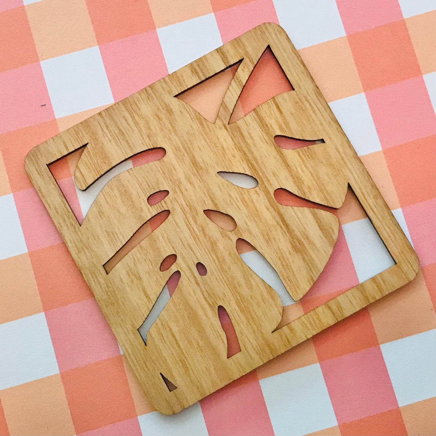 Laser Cut & Engraved Australian Sustainable Timber Individual Coasters