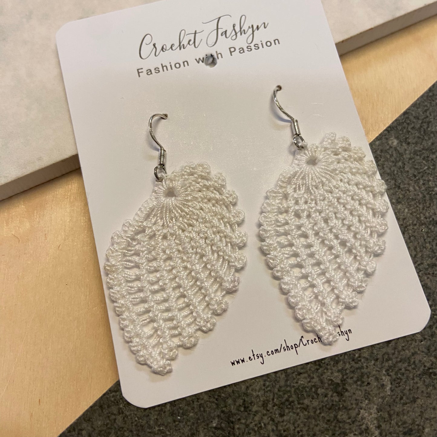 Handcrafted Crochet Earrings - Granny Square Range