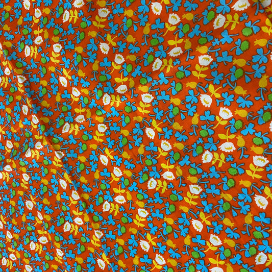 Pillow Case Set - Tangerine Posy (set of 2)
