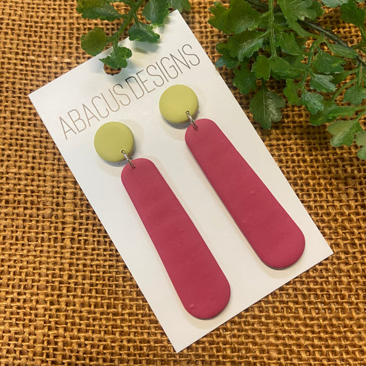 Handmade Polymer Clay Earrings - Tutti Drop
