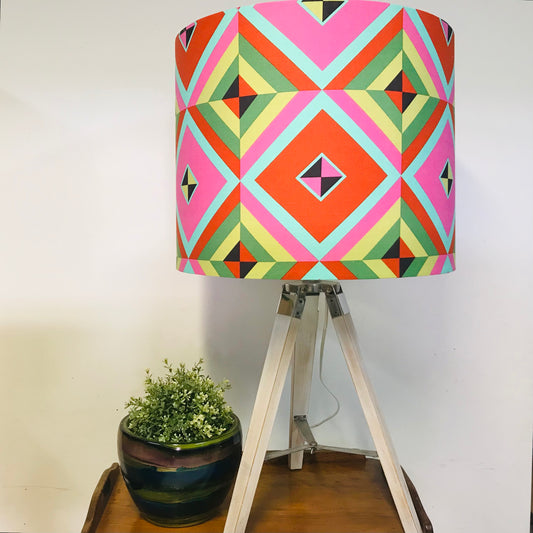 Custom Lamp Shade only - Diamond Check