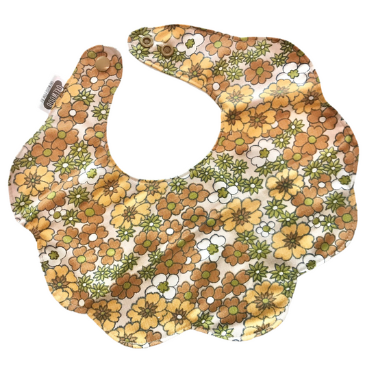 Bibs - Handmade Scalloped baby and toddler bib