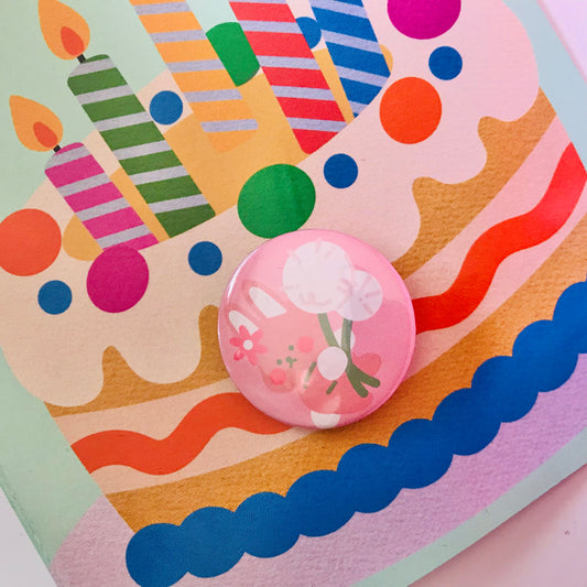 Badge Pin Birthday Cards