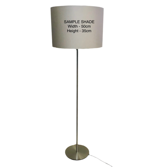 Lamp Base Only - Steel Stick Floor Lamp