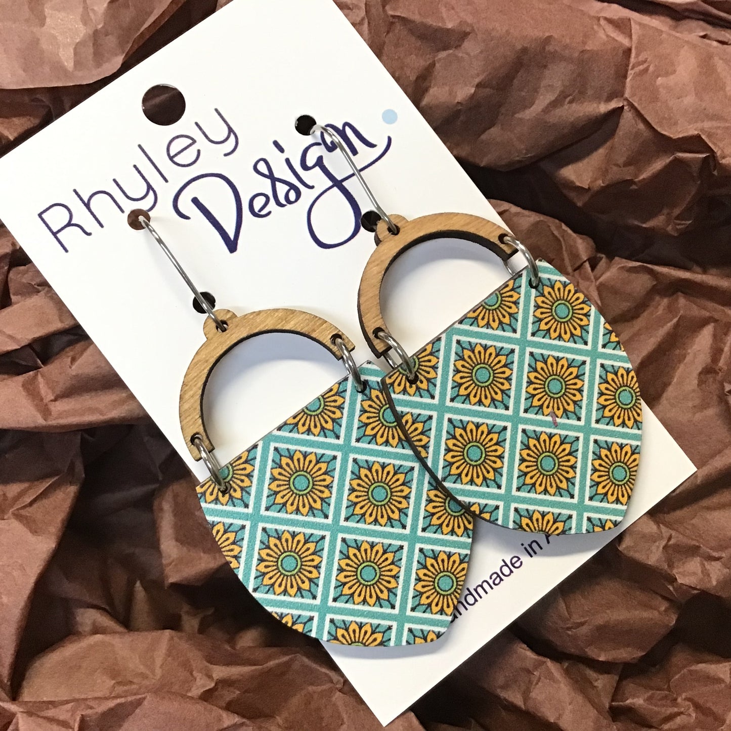 Bamboo Two Piece Earrings