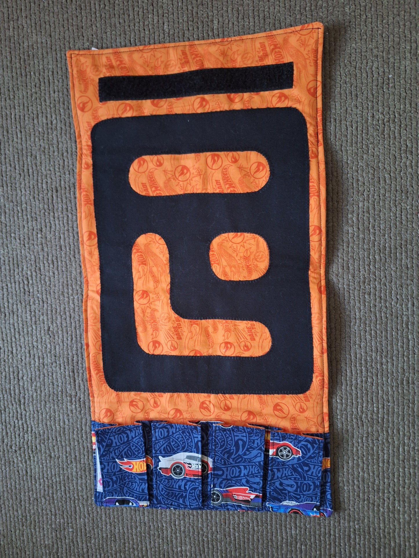 Handmade Fabric Toy Car Travel Roll Wallet