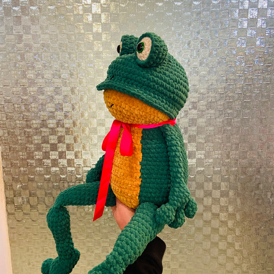Frog Crochet Toy