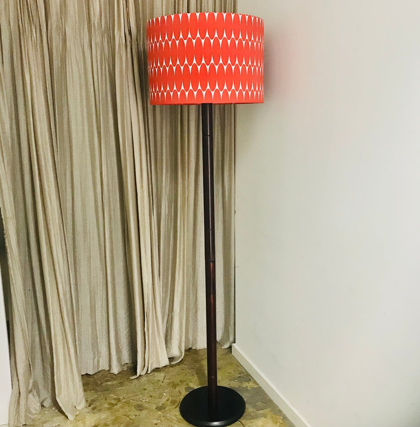Custom Lamp Shade only - Rust Ovals