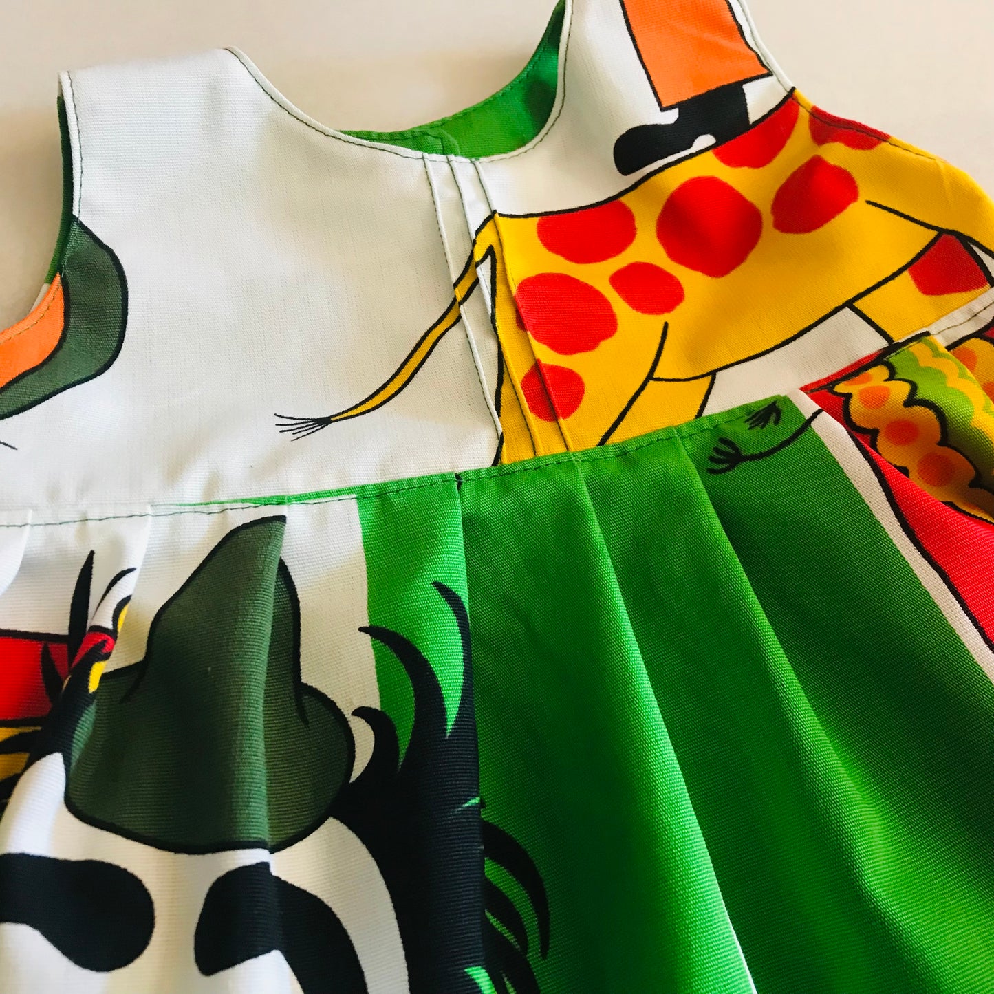 Girls empire handmade dress - Vintage Circus