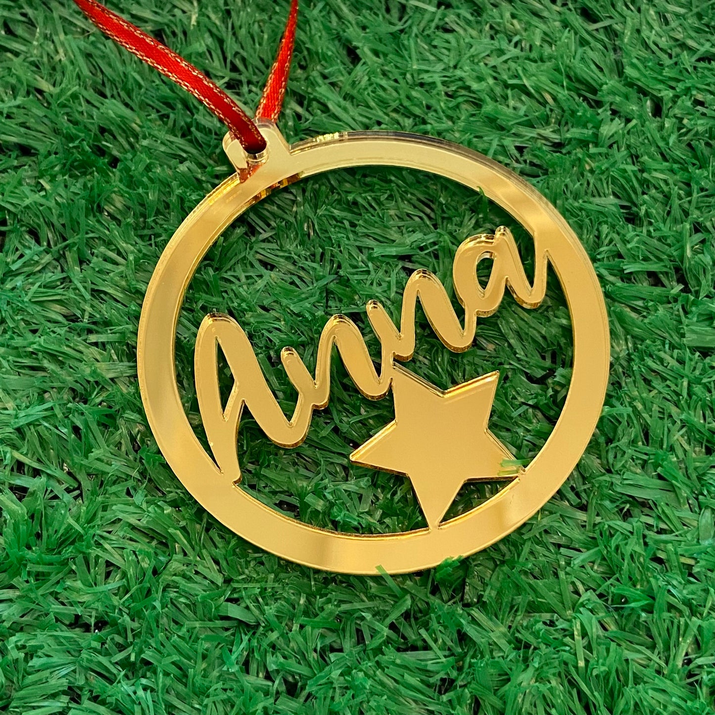 Christmas Personalised Decorations - Lasercut Acrylic