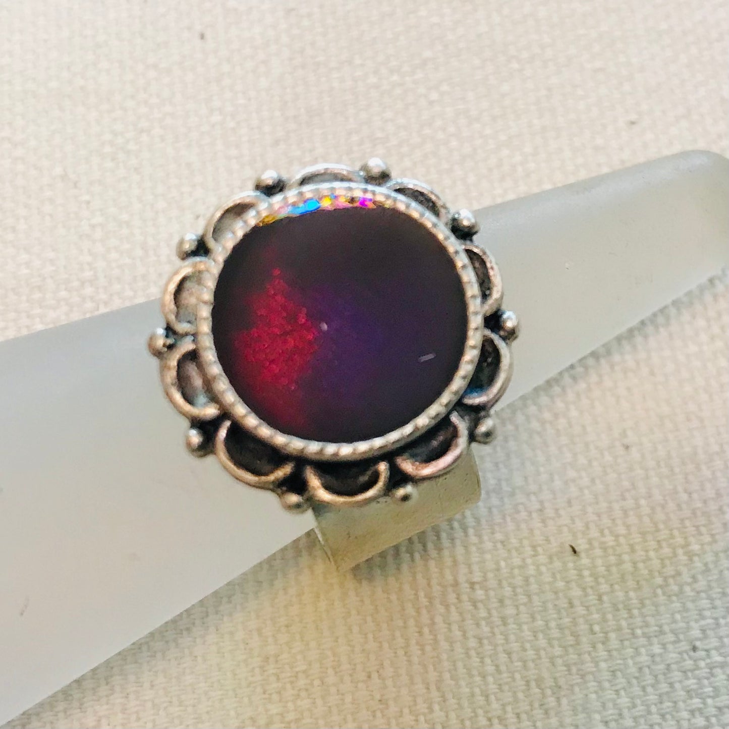 Mixed Metal & Resin adjustable rings