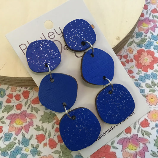 Triple Drop Statement Earrings