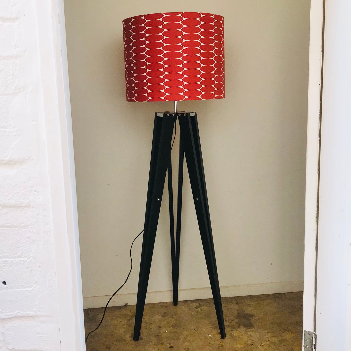 Custom Lamp Shade only - Rust Ovals