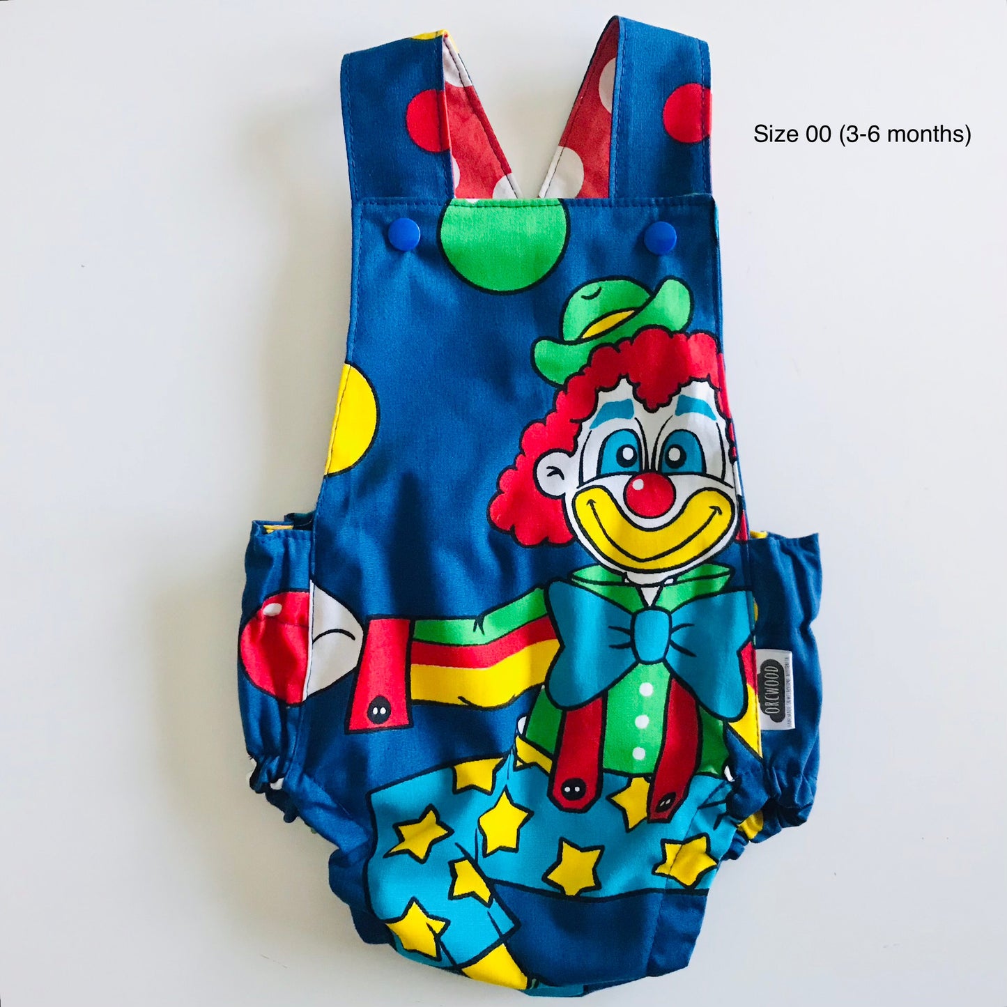 Baby Toddler Summer Romper - Circus Clown