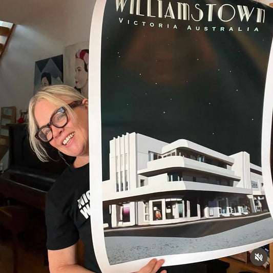 Vintage Poster - Williamstown Stevedore Deco