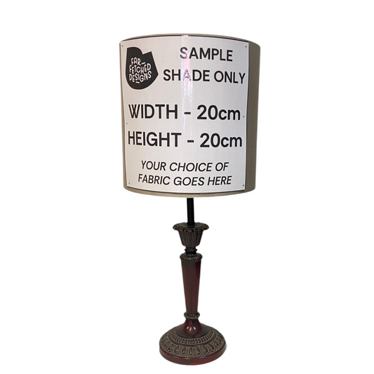 Lamp Base Only - Destressed Candlestick Table Lamp