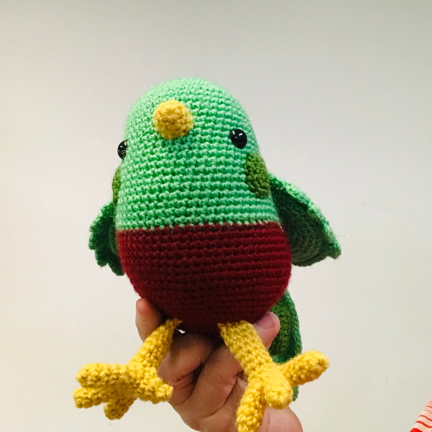Resplendent Quetzal Amigurumi Crochet Bird Toy