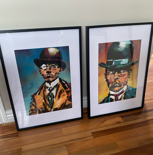 Spraypaint & Acrylic Original Artwork - WAY OUT WEST