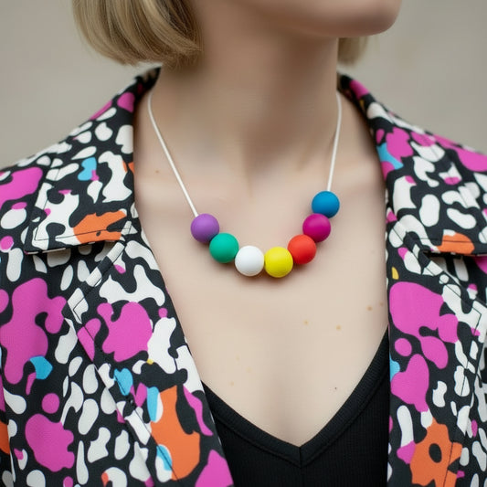 Silicone Necklaces (round beads)