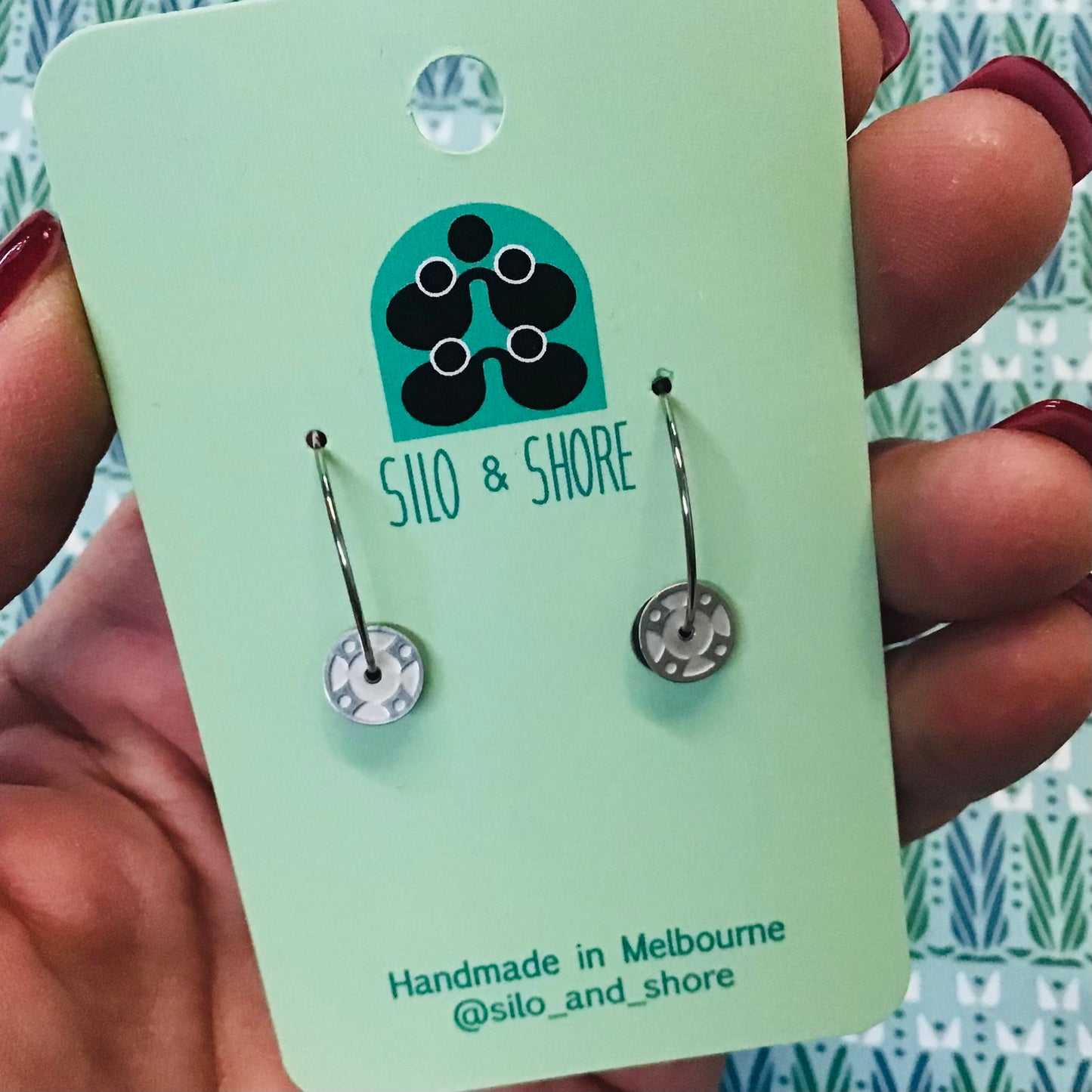 Stainless Steel Statement Earrings - Deco Range