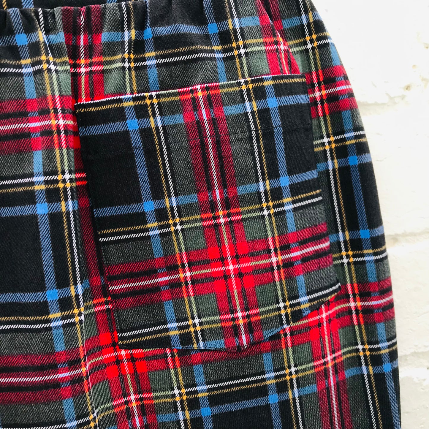 Women's Handmade Tube Skirt - Tartan