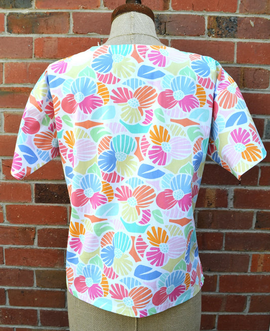 Women's Handmade Exeter Top - Candy Floral