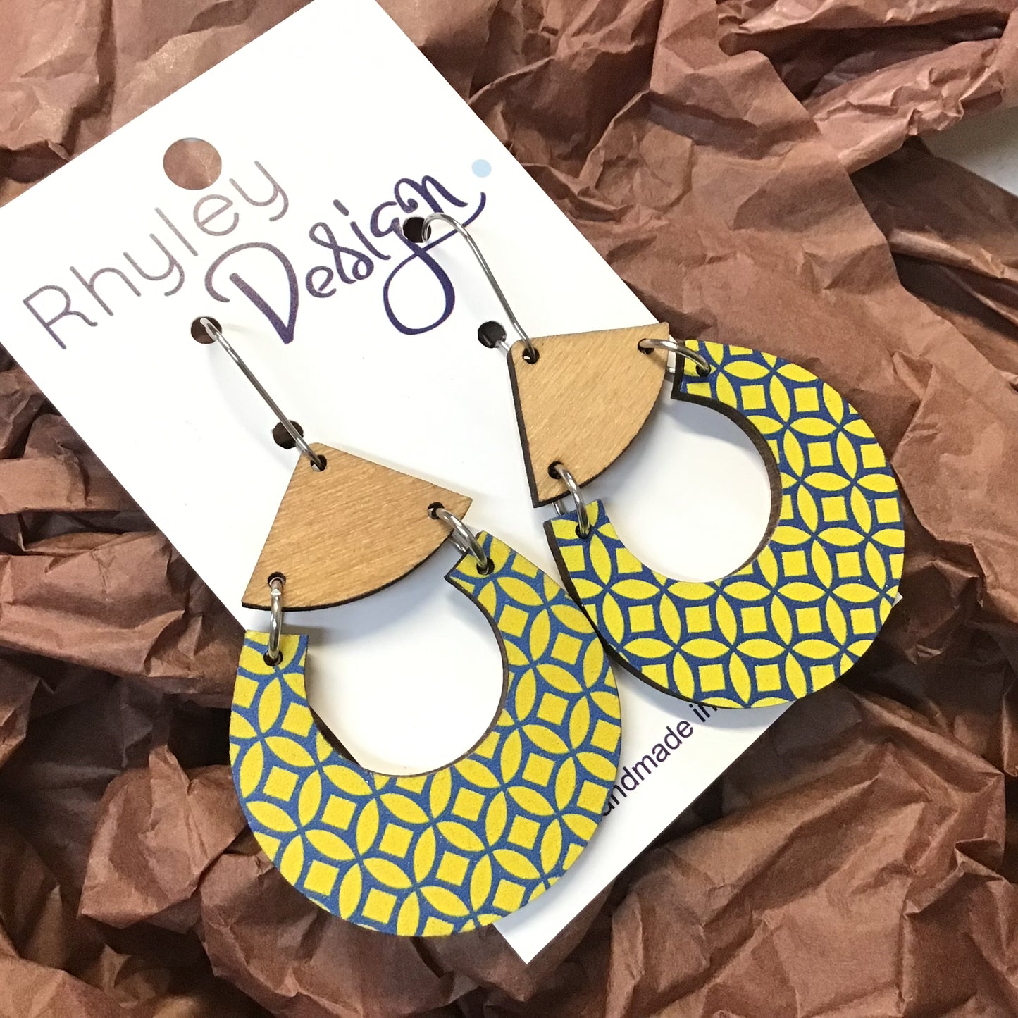 Bamboo Two Piece Earrings