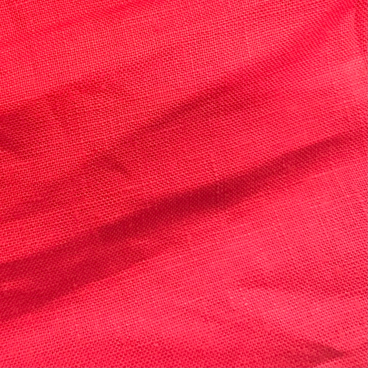 Custom Lamp Shade only - Basics - Linen / Chilli Red