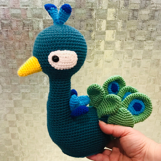 Peacock Crochet Toy