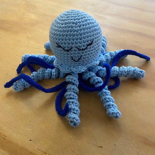 Octopus Crochet Toy - multi coloured