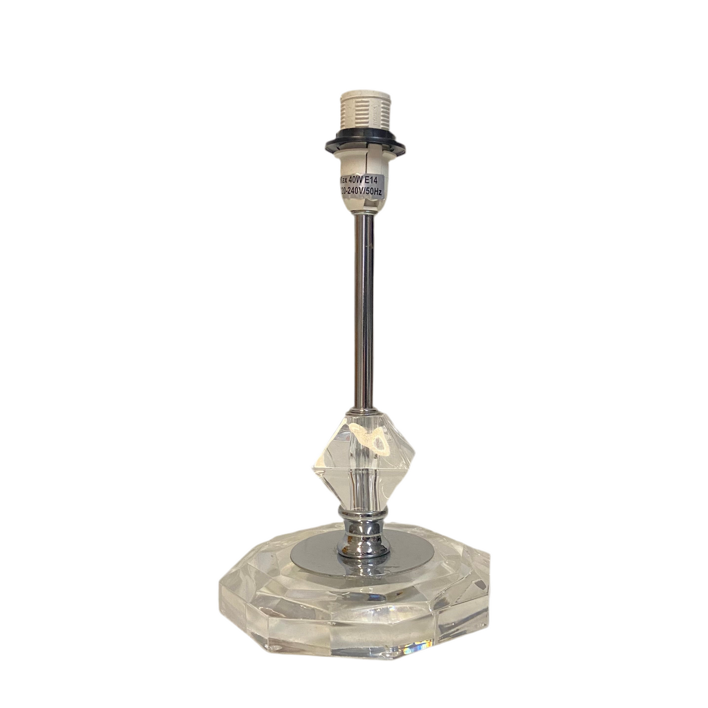 Lamp Base Only - Diamond Cut Table Lamp