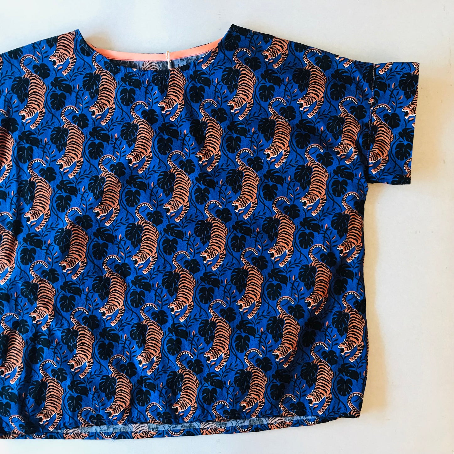 Handmade Women’s Box Top - Tigers (S/M)