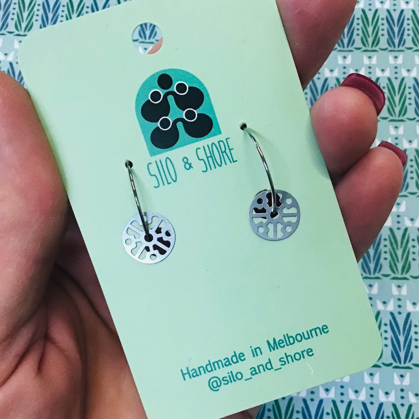 Stainless Steel Statement Earrings - Deco Range