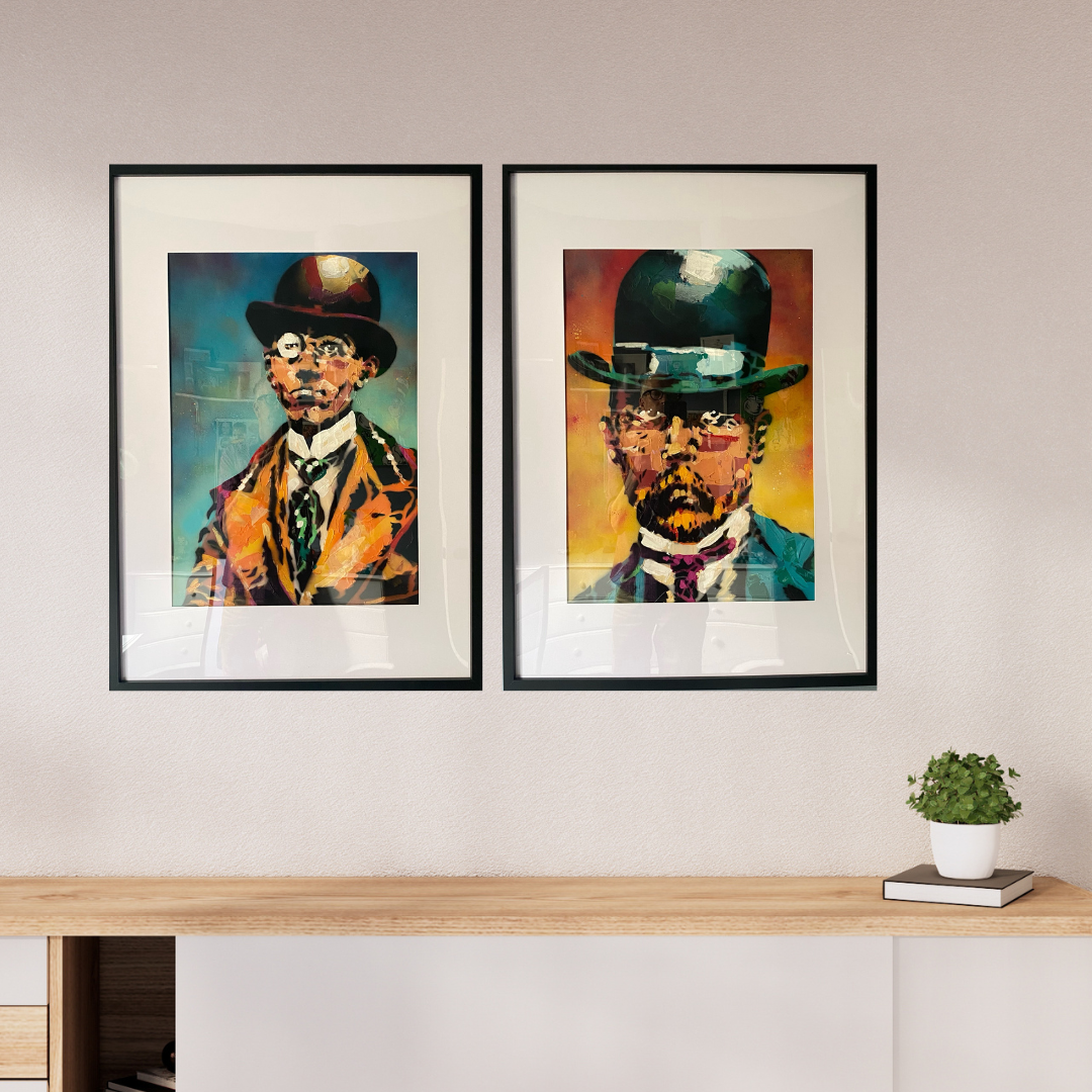 Spraypaint & Acrylic Original Artwork - WAY OUT WEST