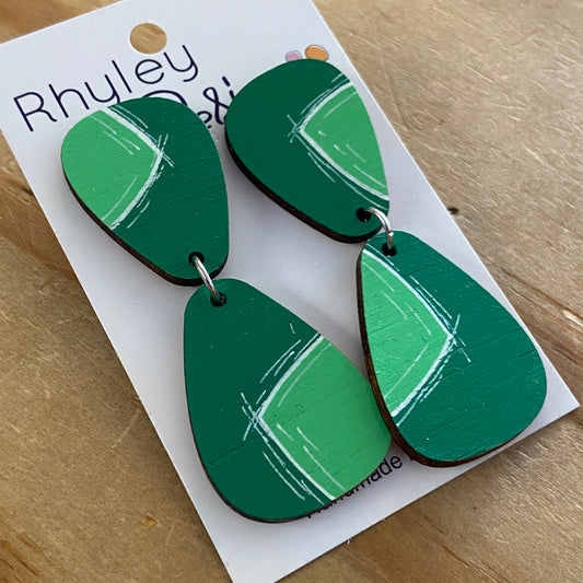 Duo Pebble Statement Earrings