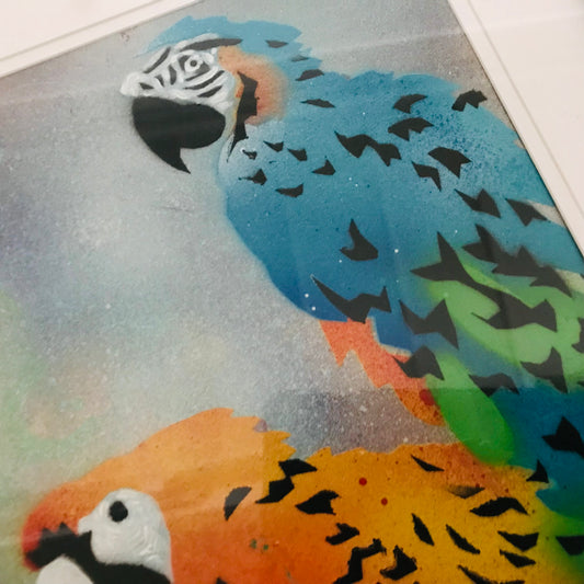 Stencil & Spraypaint Original Artwork - BOSCO AND COCO