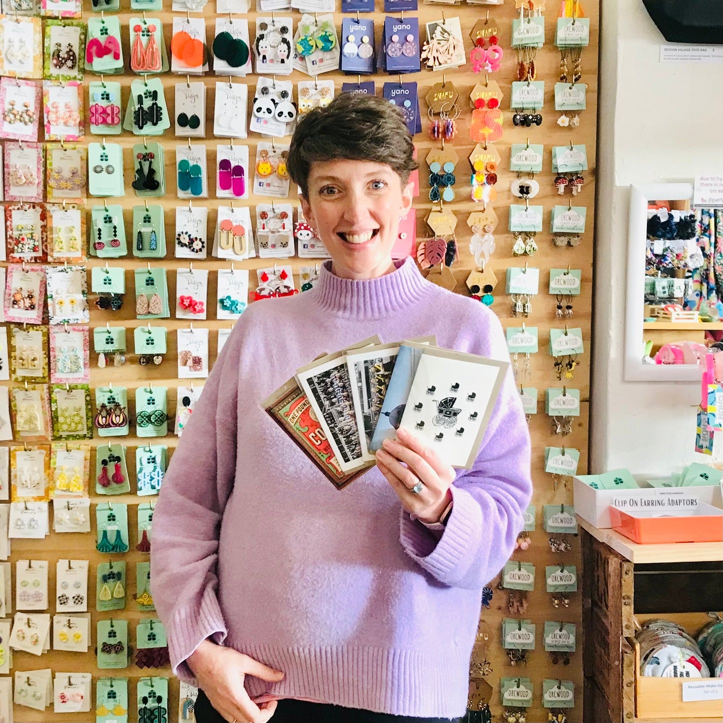 Vintage Floral Mini Greeting Card Collection