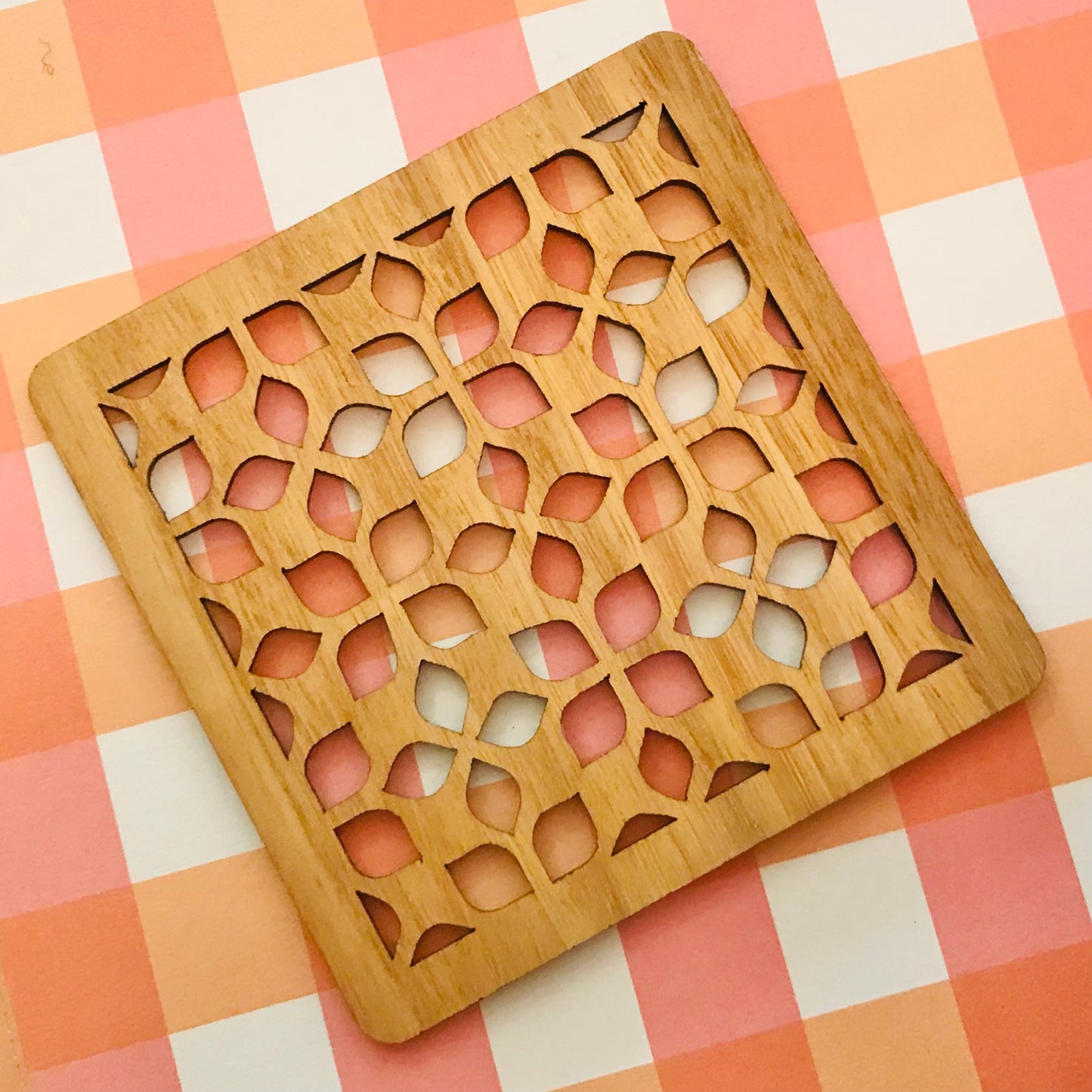 Laser Cut & Engraved Australian Sustainable Timber Individual Coasters