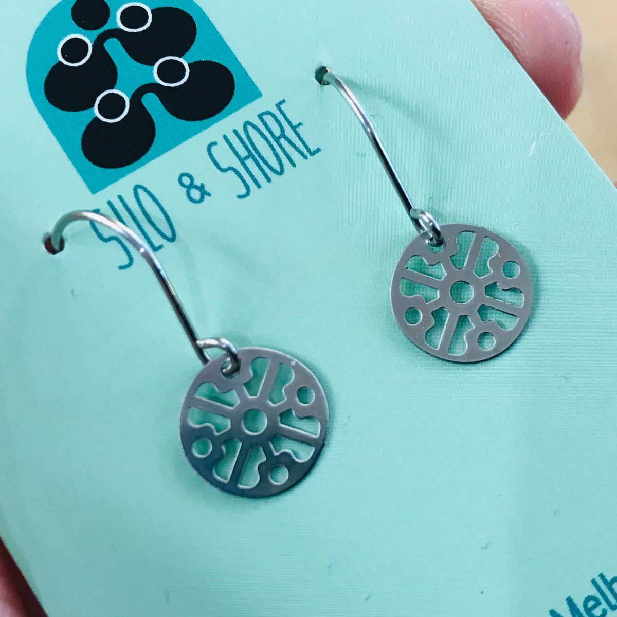 Stainless Steel Statement Earrings - Deco Range