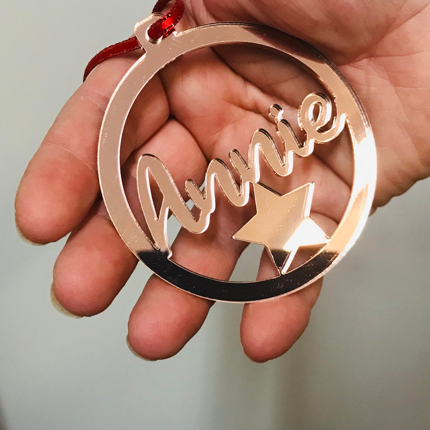 Christmas Personalised Decorations - Lasercut Acrylic