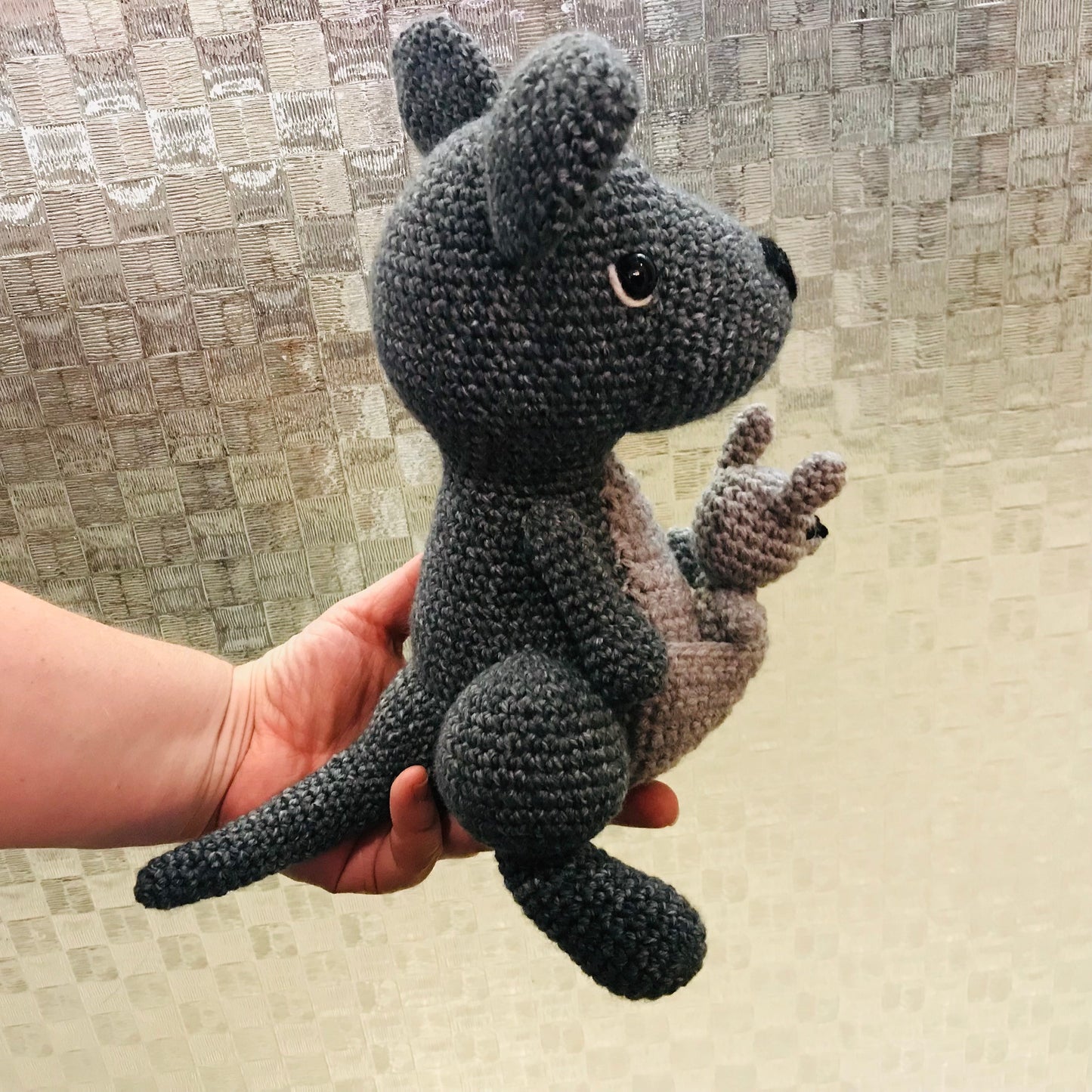 Kangaroo & Joey Crochet Toy