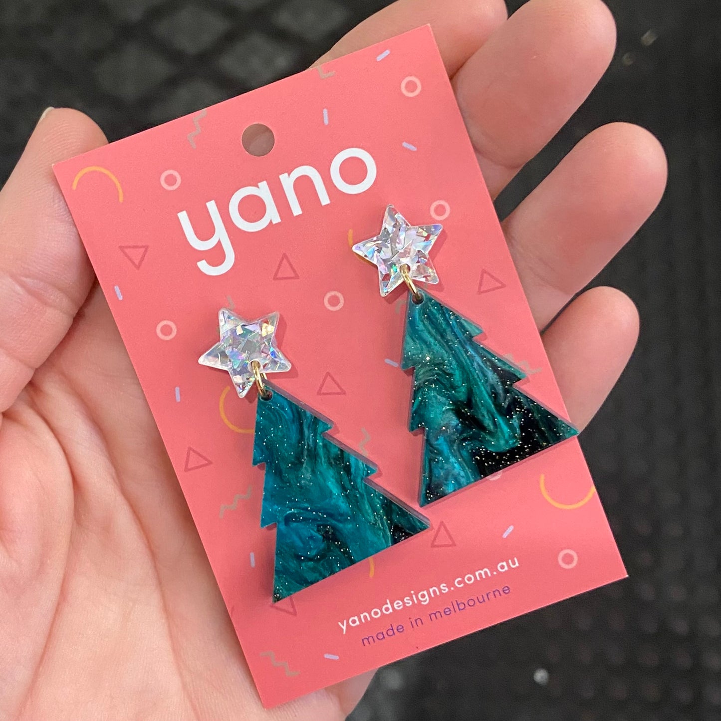 Christmas Tree Earrings