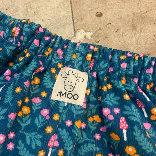 Cord Skirt - TOADSTOOLS IN THE GARDEN