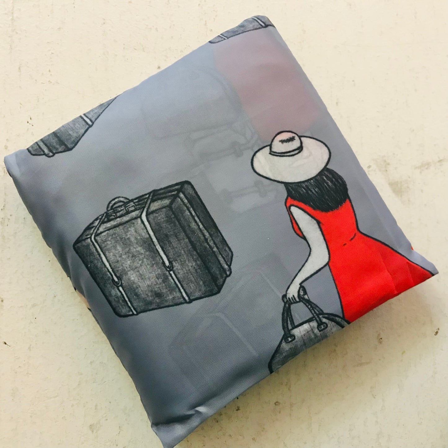 Reusable travel tote bag - travel